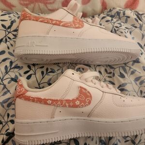 Nike Pink White Air Force 1